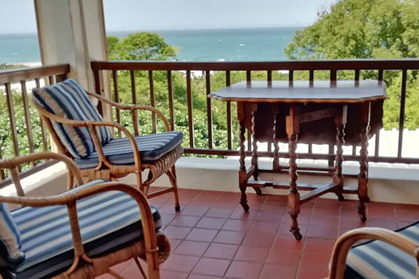 view from patio